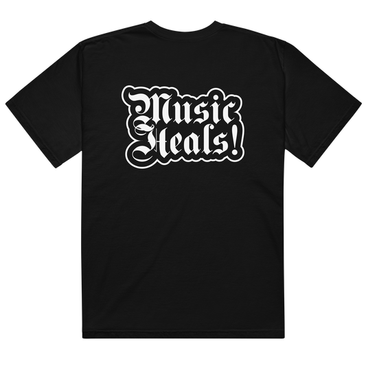 RMFD! Music Heals! Upper T-Shirt (Black)